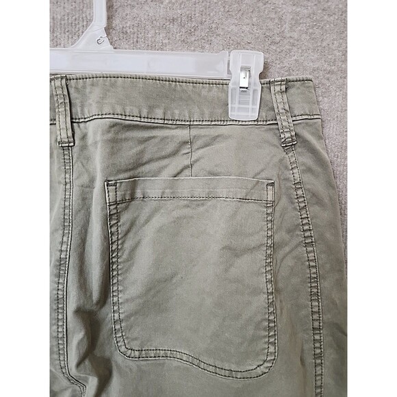 Old Navy OG Straight Chino Pants Womens 14 Green Cotton Stretch NEW - Picture 5 of 8